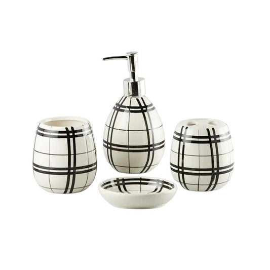 4Pieces Bath Set Black