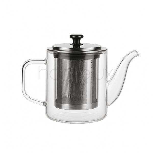 Contemporary Heat-Resistant Glass Teapot