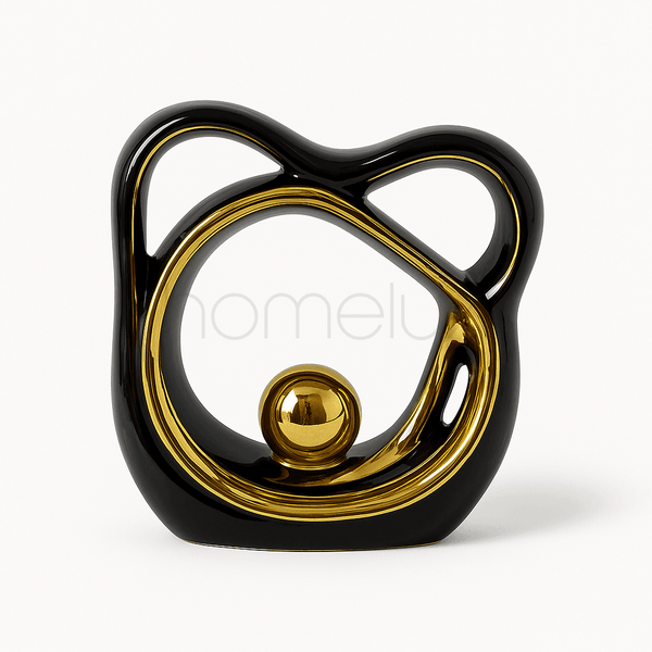 Golden Harmony Loop Décor