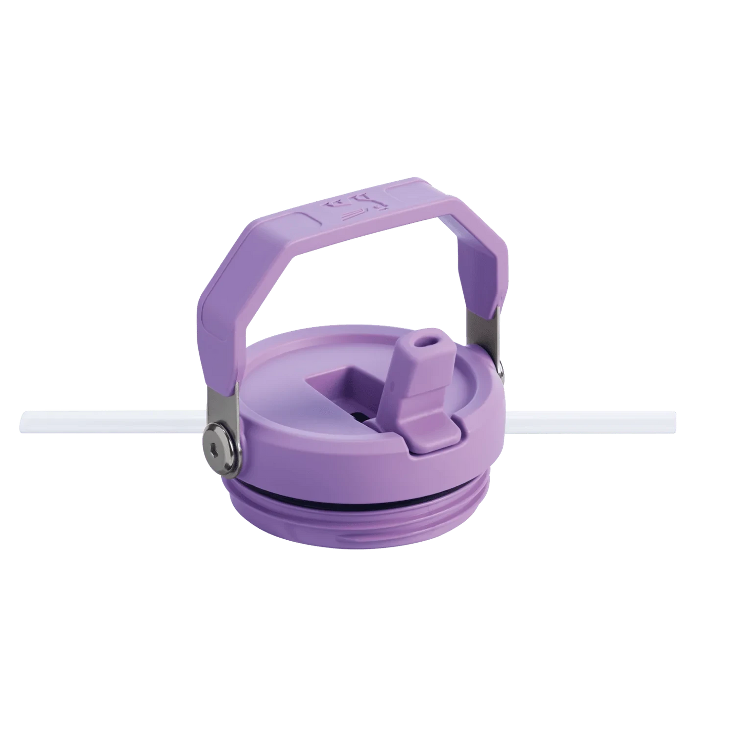 The Varsity Iceflow™ Flip Straw Tumbler | 30 OZ - Cream Lilac Stripe