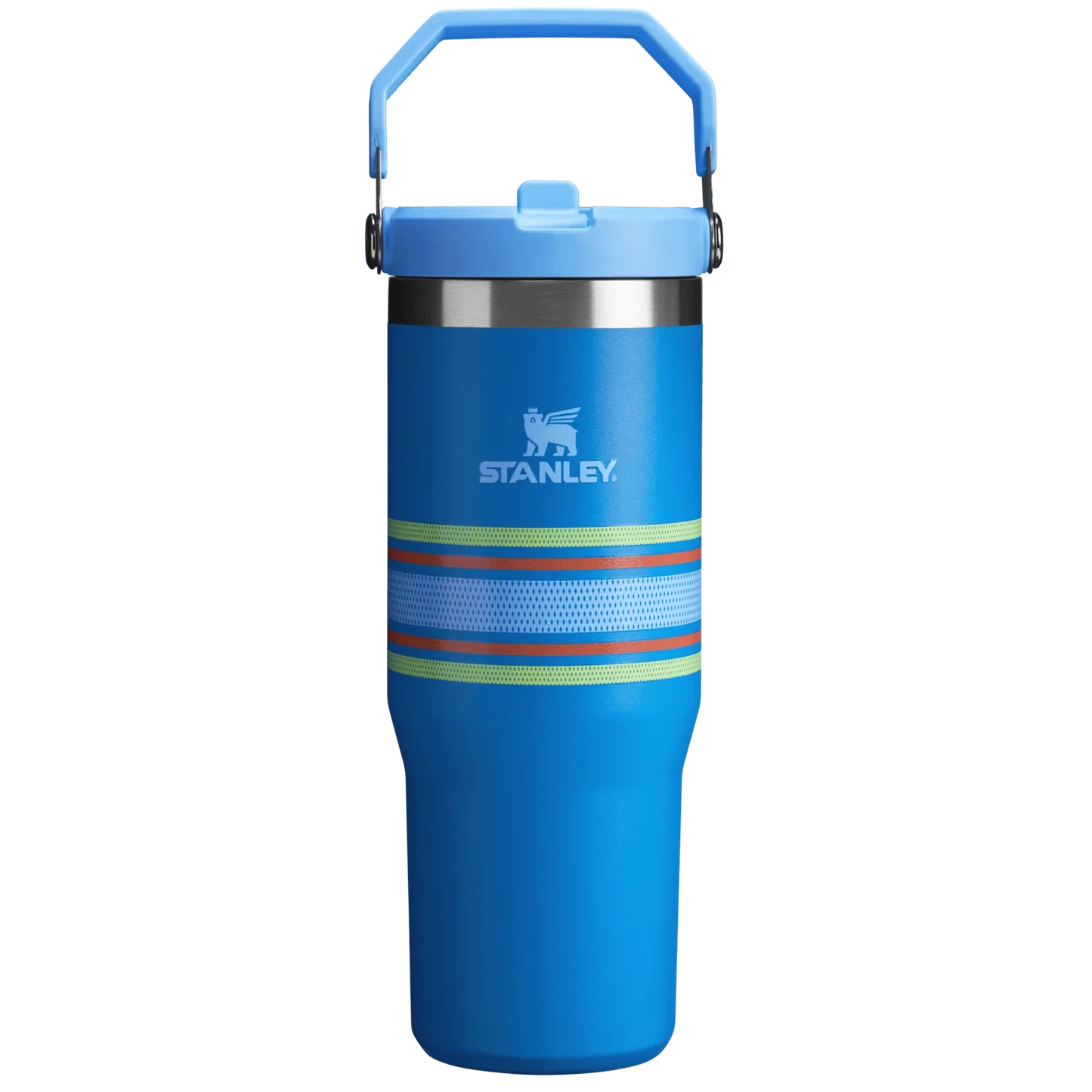 The Varsity Iceflow™ Flip Straw Tumbler | 30 OZ - Azure Mesh