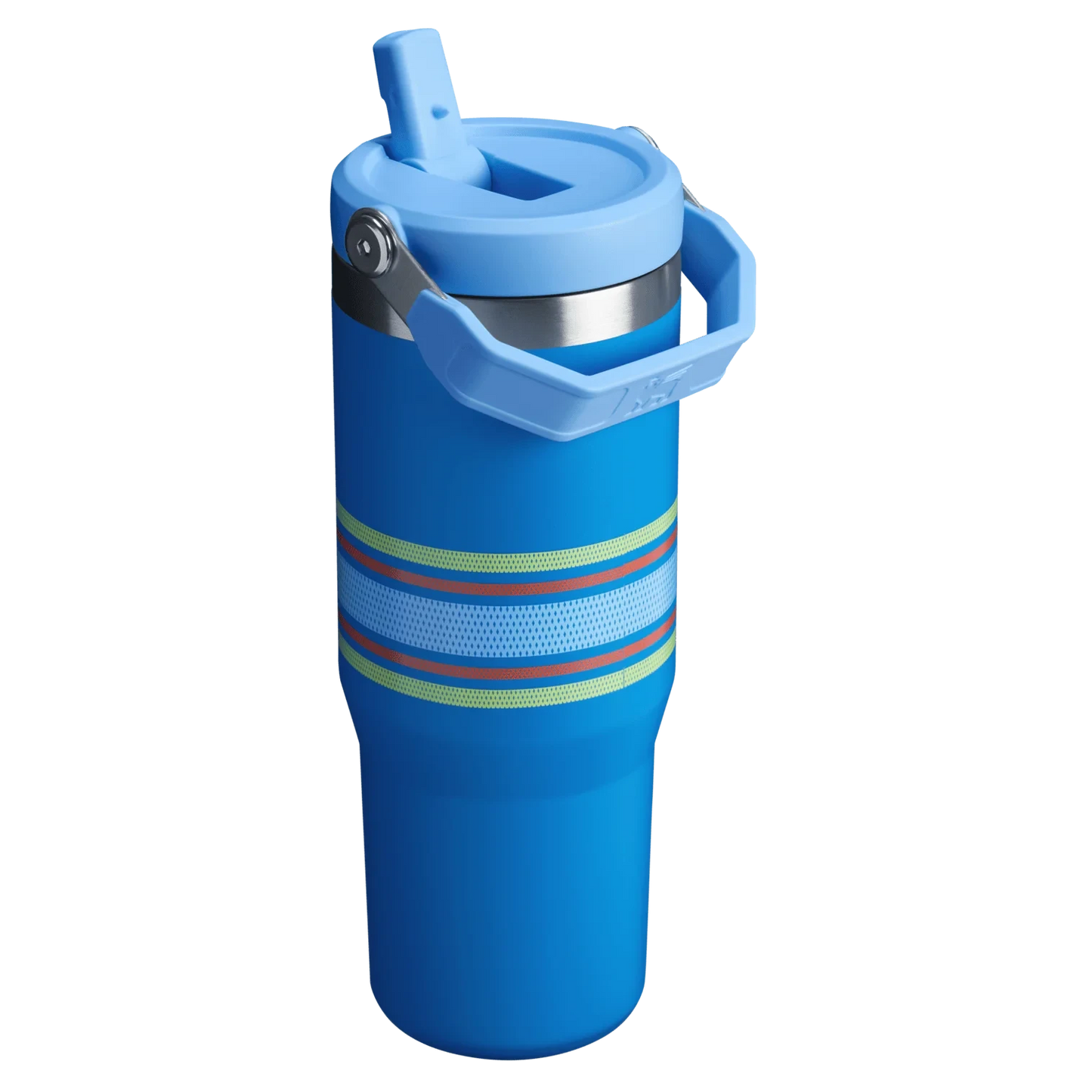 The Varsity Iceflow™ Flip Straw Tumbler | 30 OZ - Azure Mesh