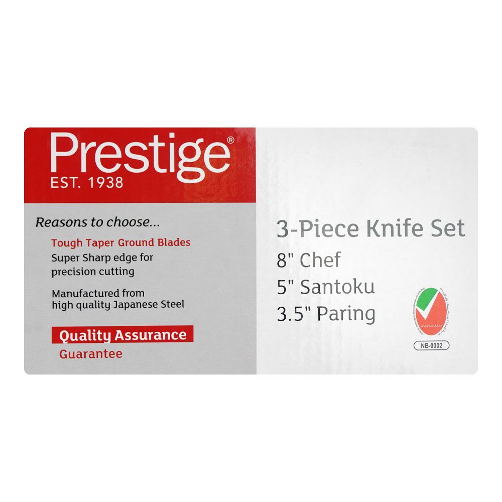 Prestige 3Pc Knife Set Stainless
