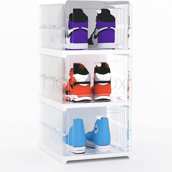 3 Layer Shoe Organizer with Doors