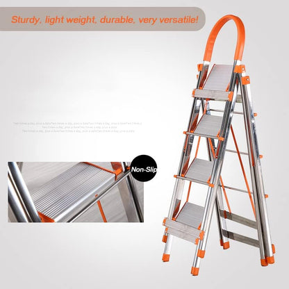 Aluminium Clothes Drying Rack with Ladder