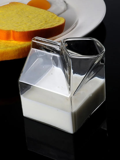 300ml Creative Transparent Milk Cup