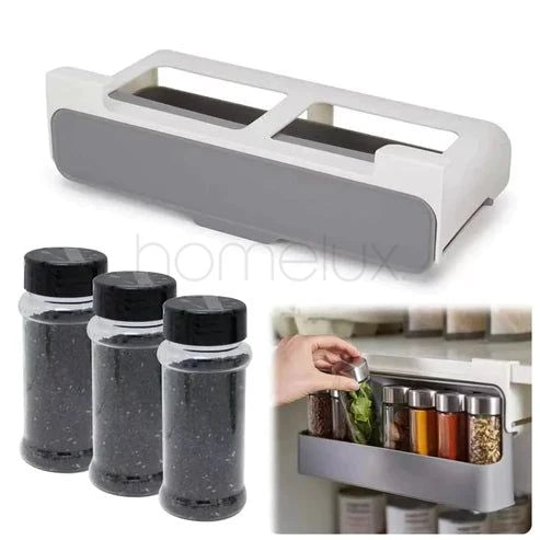 Kitchen Under-Shelf Drawer Spice Rack
