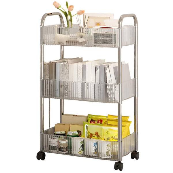 Acrylic Kitchen And Bathroom Storage Trolly