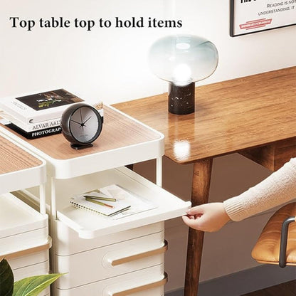 Bedside Décor & Storage Table - 3 Drawers