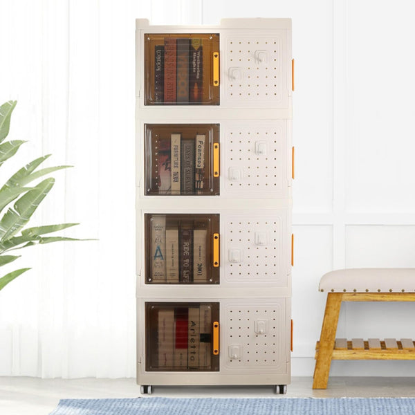 Multifunctional Foldable Narrow Storage Cabinet