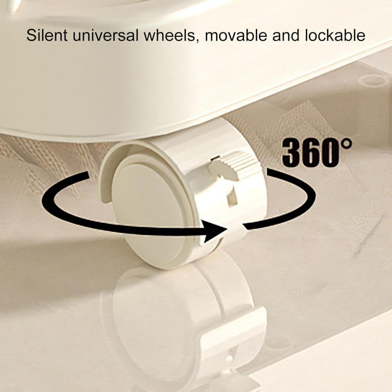 Large Capacity Rolling Laundry Basket