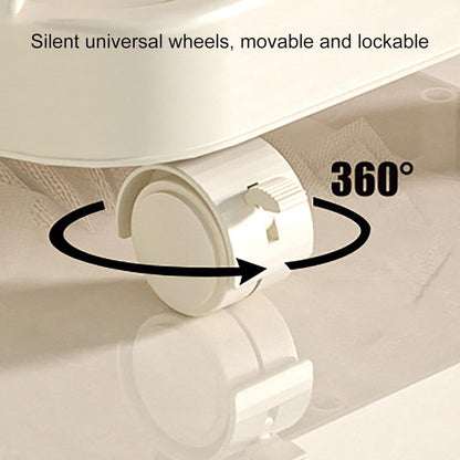 Large Capacity Rolling Laundry Basket