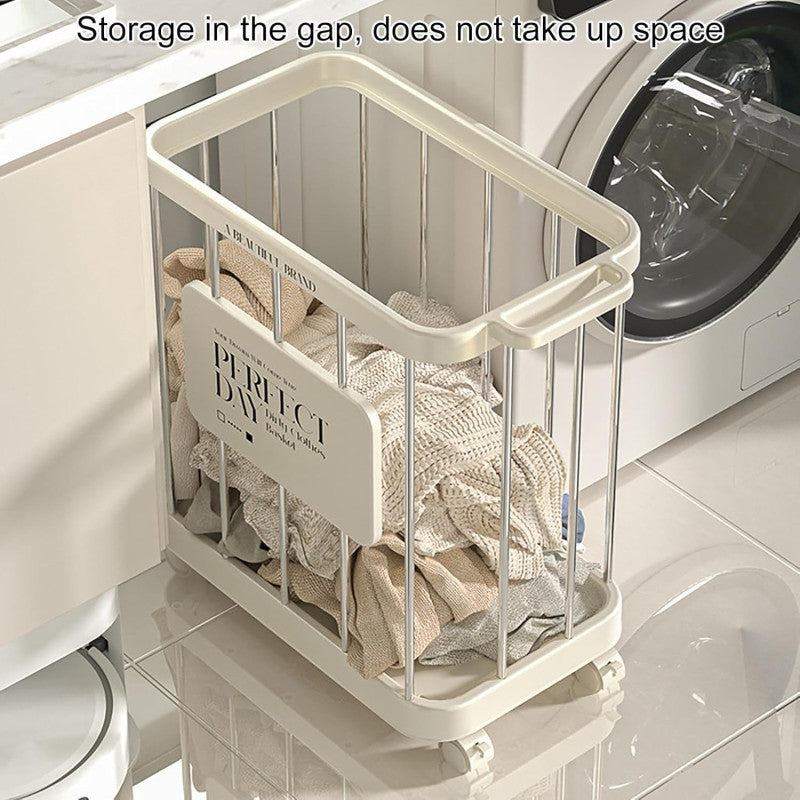 Large Capacity Rolling Laundry Basket