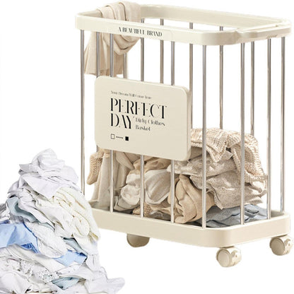 Large Capacity Rolling Laundry Basket