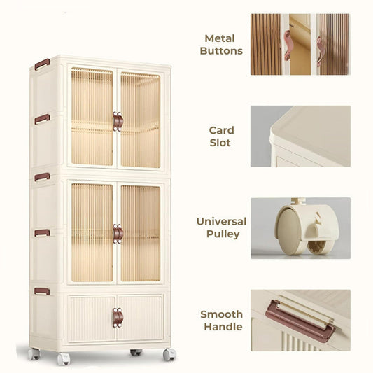 3 Layers Stylish Children's Wardrobe - 03