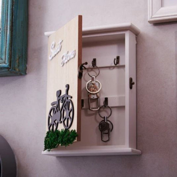 Wall Mounted Wooden Key Holder