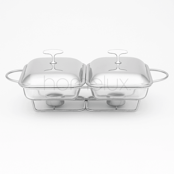 Lustre Twin Buffet Server