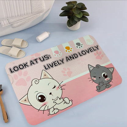 Non-Slip Water Absorbent Bath Mat - 03