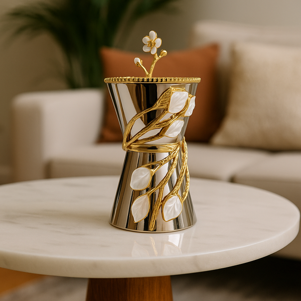 The Silver Calla Lily Hourglass Censer