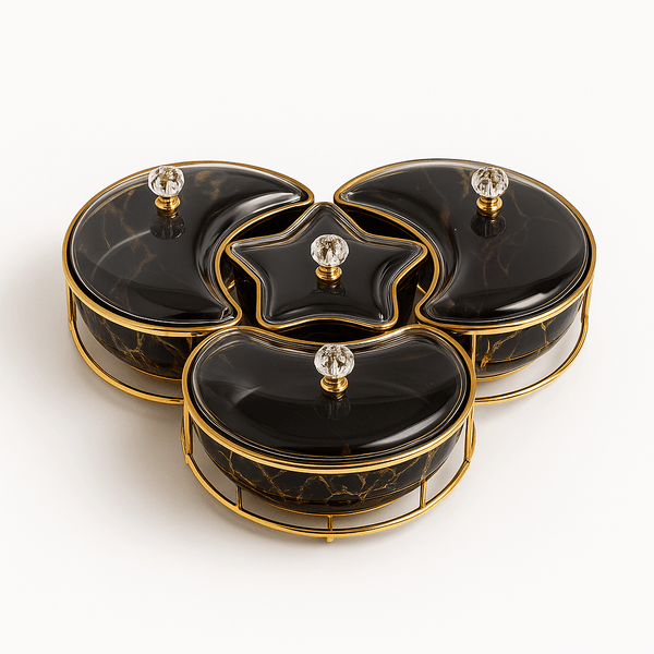 Moon & Star 4-Section Luxury Serving Dish
