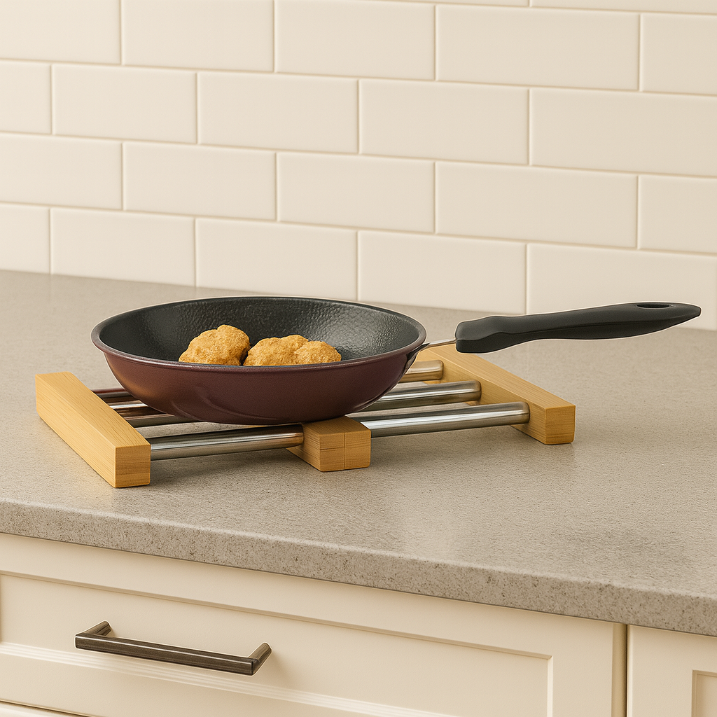 Shengya Wooden Expandable Wok Stand