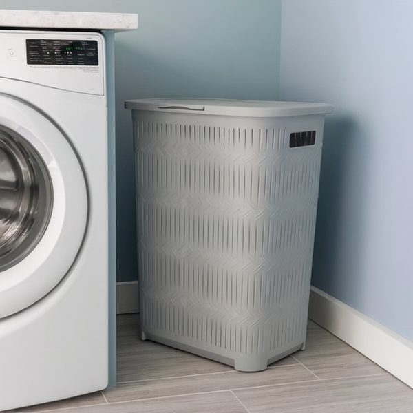 Large Capacity Laundry Basket with Removable Hanging Small Bucket