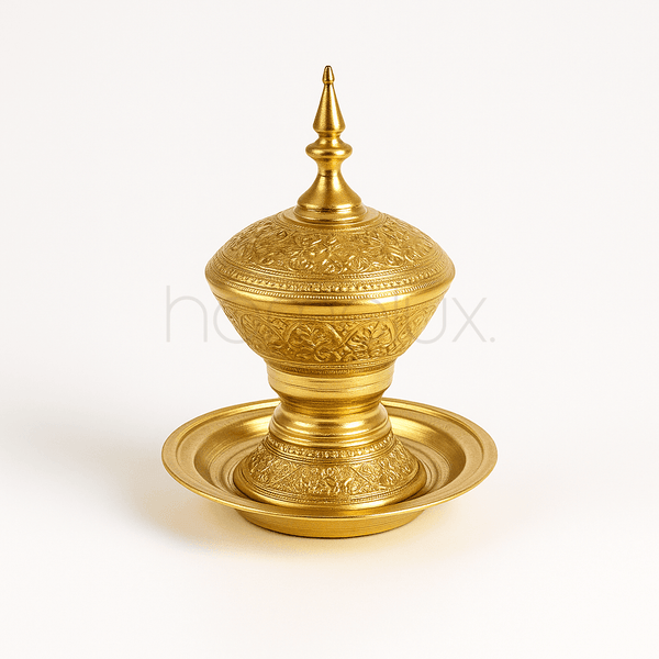 Golden Decorative Serving Holder