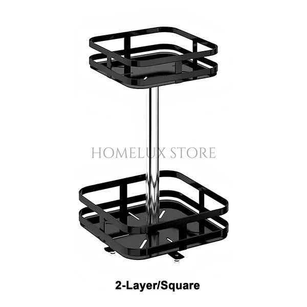 360° Rotatable Metal Storage Organizer - Square