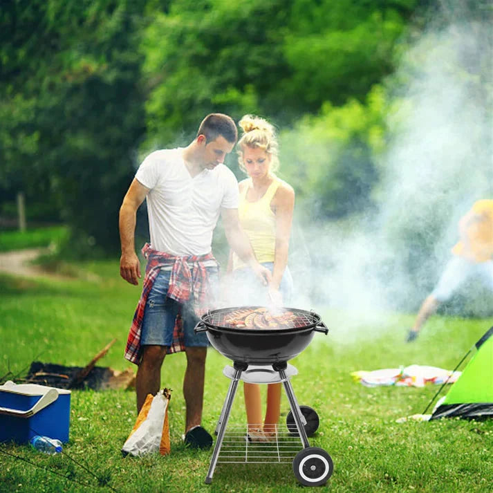 Apple Charcoal Stove BBQ Grill