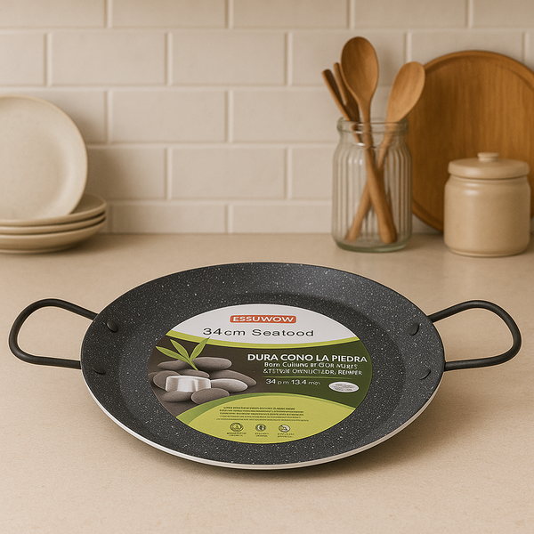 Non-Stick Stone-Effect Seafood Pan 42cm