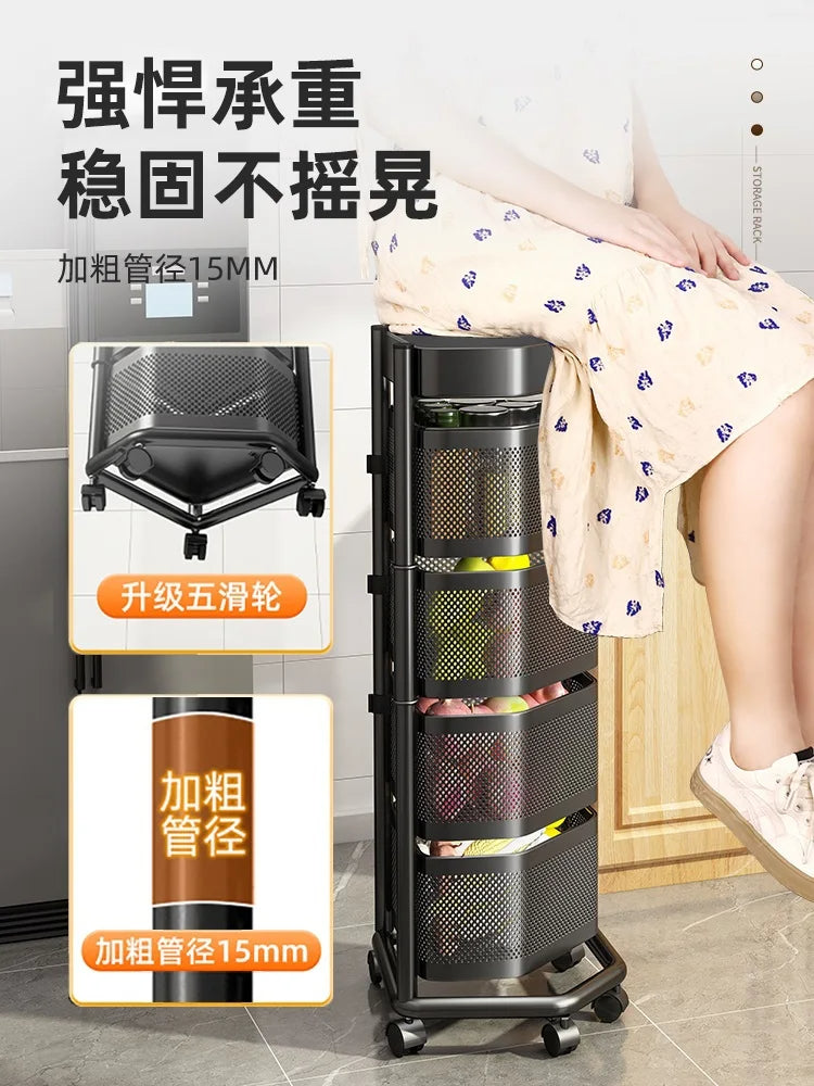 Kitchen Triangle Storage Rack
