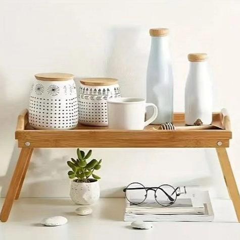 Bamboo Breakfast Bed Tray Table