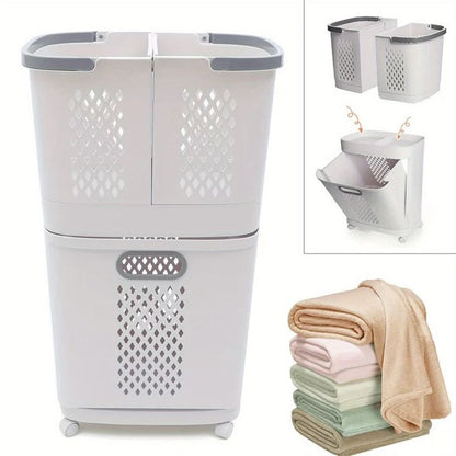 Laundry Baskets With Wheels Trolley