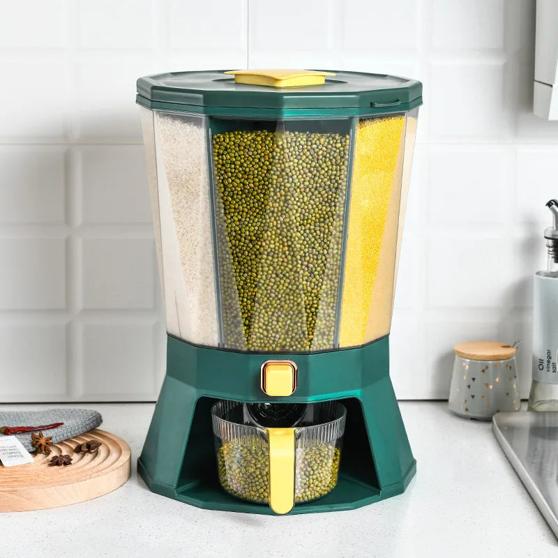 10 KG Rotate Rice Container