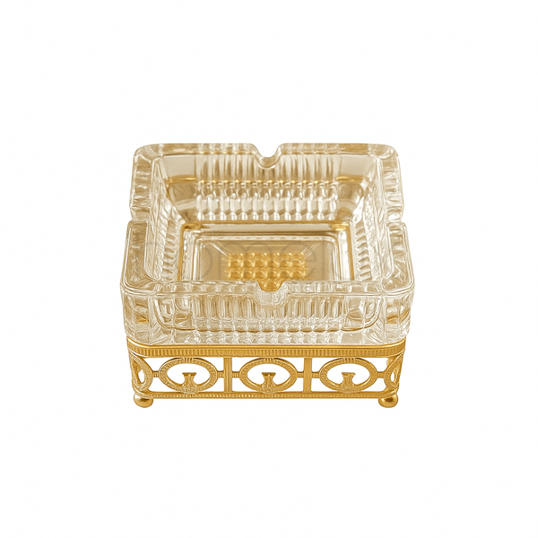 Gilded Lattice Ashtray