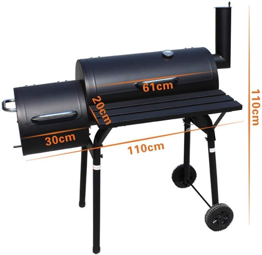 Outdoor Smoker BBQ Trolley With Wheels