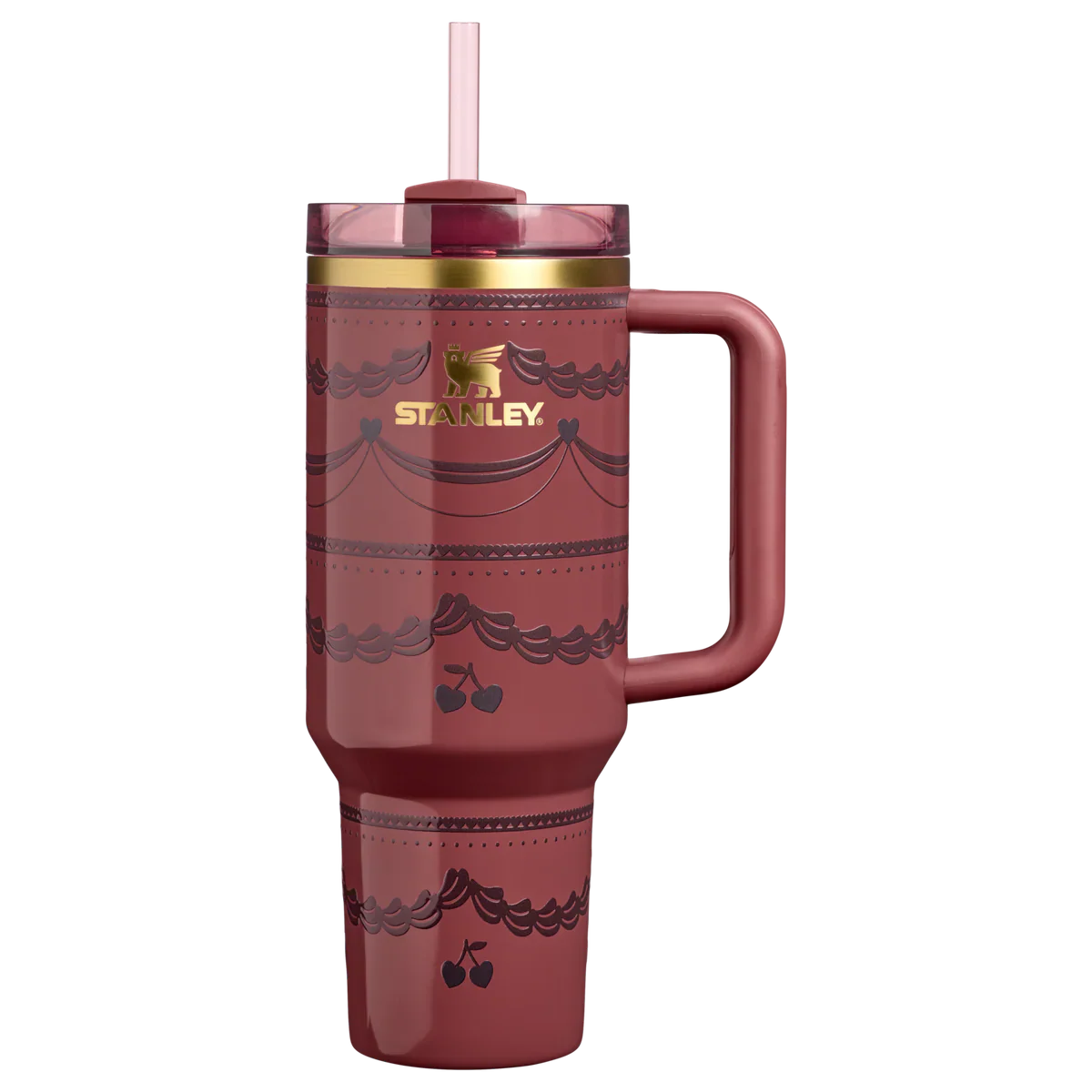 The Valentine’s Day Quencher H2.0 Flowstate™ Tumbler | 40 OZ – Red Velvet Cake