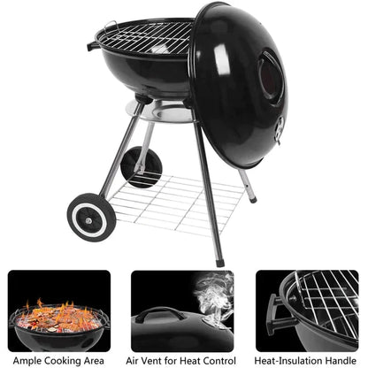 Apple Charcoal Stove BBQ Grill