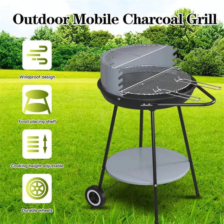 Open BBQ Grill Plate (Round)