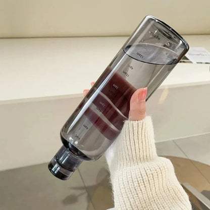 Transparent Glass Water Bottle