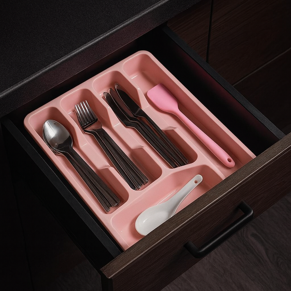Multi-Compartment Cutlery Tray