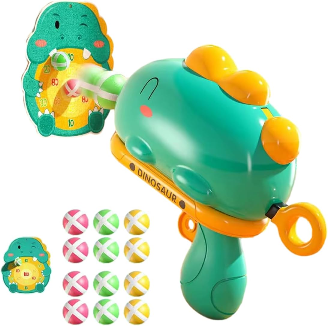 Dinosaur Target Shooting Games with 6 Sticky Balls