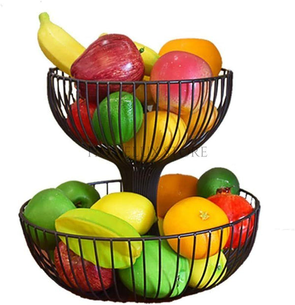 2 Tier Luxury Portable Fruit Rack