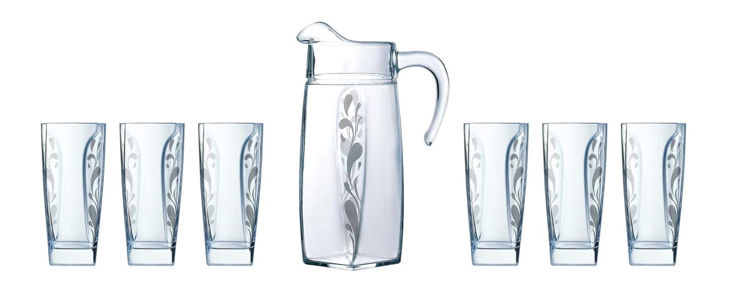Luminarc Flame Sparkle Glass Drink Set