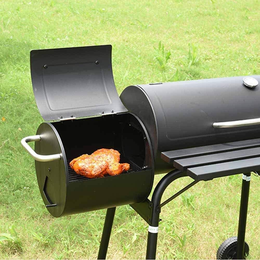 Outdoor Smoker BBQ Trolley With Wheels
