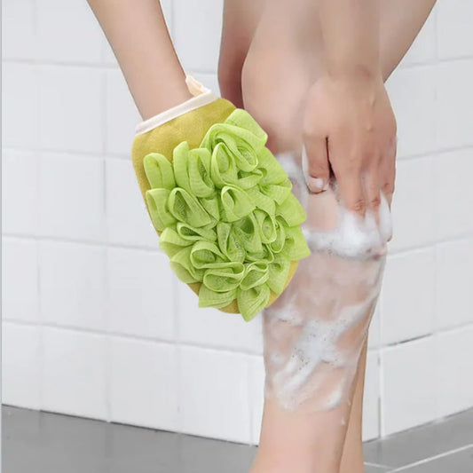 Flower Exfoliating Bath Glove