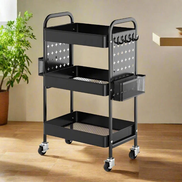 3 Tier Heavy Metal Trolley