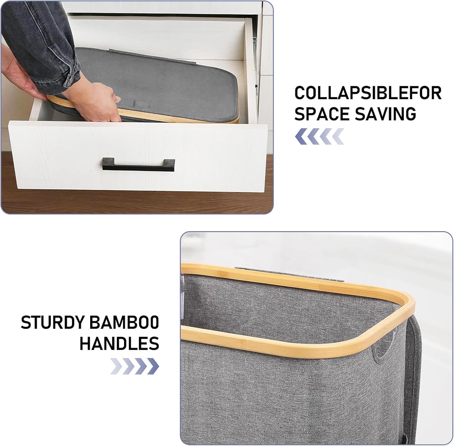 Large Capacity Laundry Basket - Single