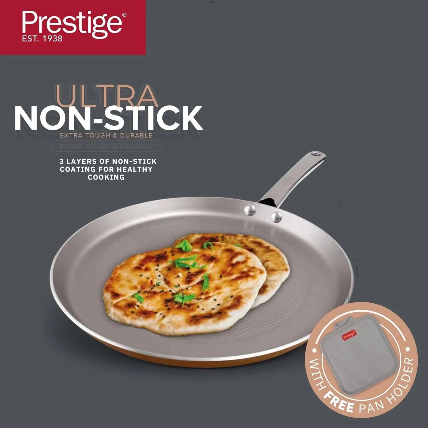 Prestige Ultra Non Stick 31cm Flat Tawa