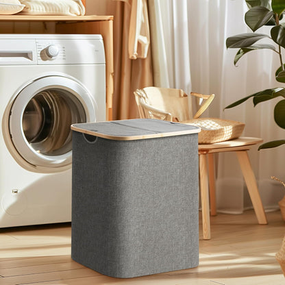 Large Capacity Laundry Basket - Double